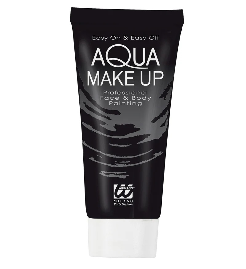Tube met zwarte aqua schmink