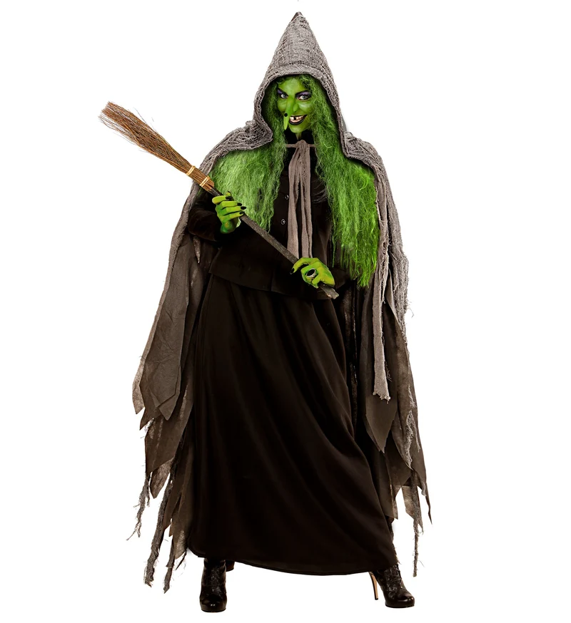 Grijze Halloween cape