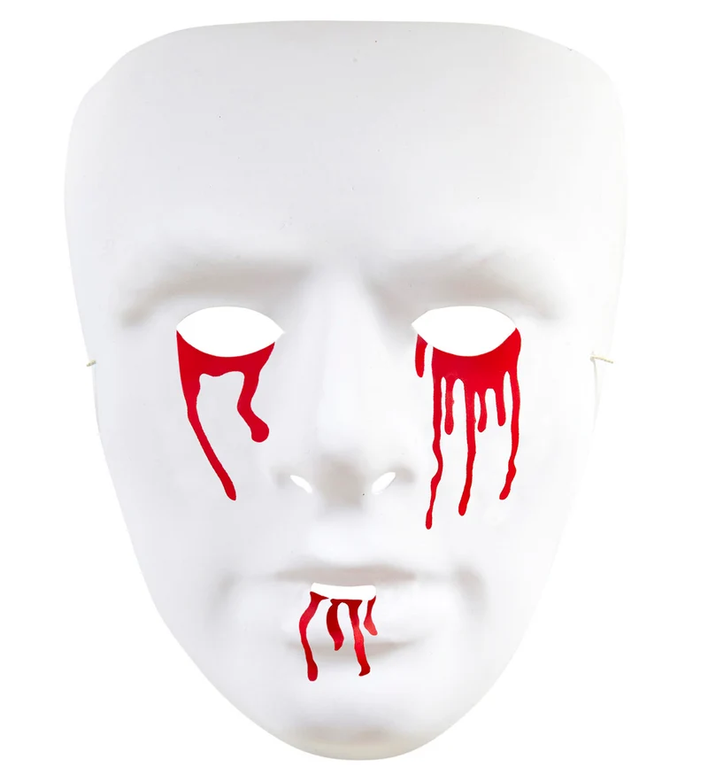 Bloedende ogen en mond masker