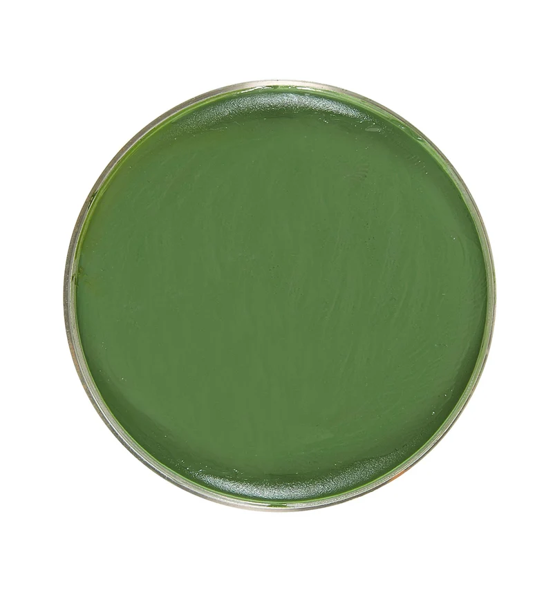 Groene schmink voor carnaval