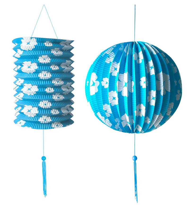 Lampionnenset blauw