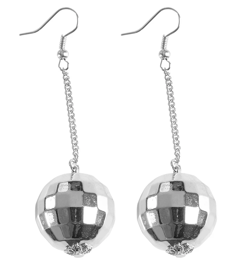 Disco bal oorbellen