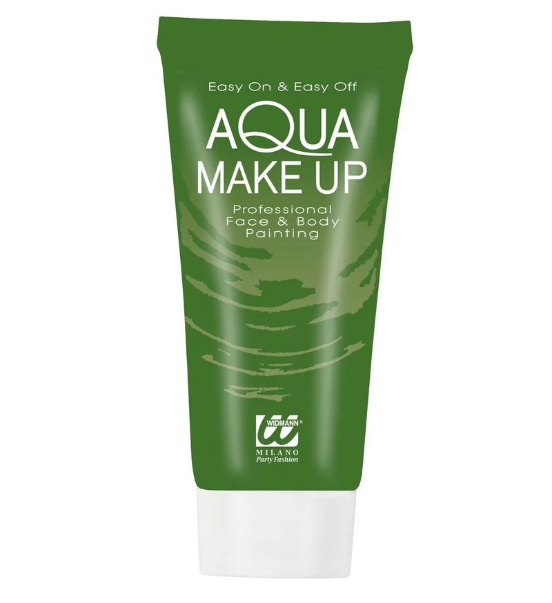 Tube met groene aqua schmink