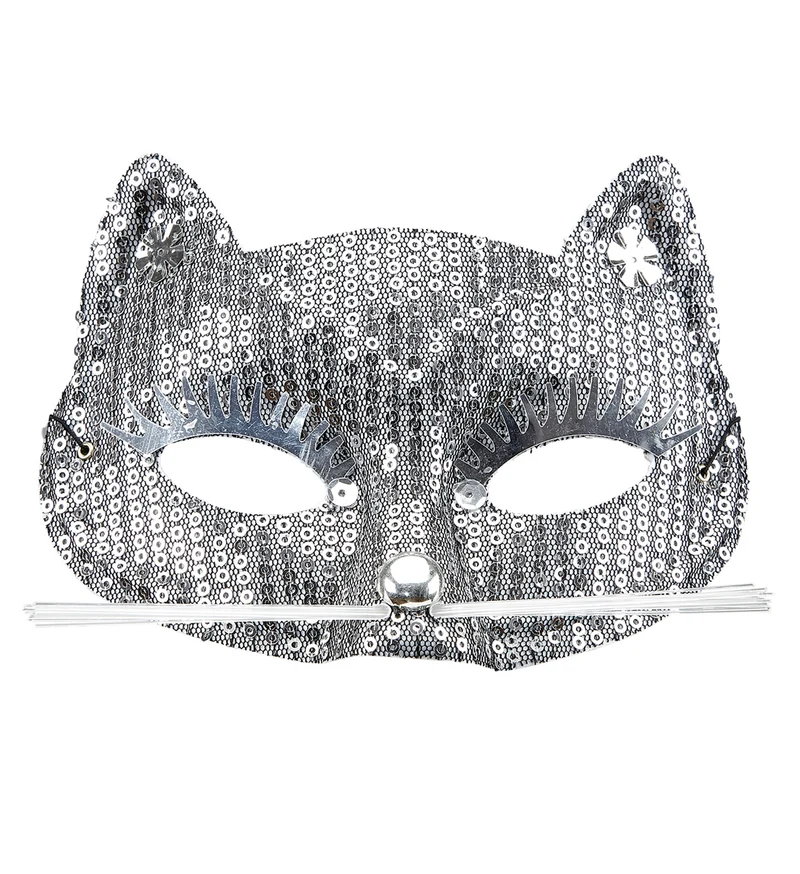 Zilveren kater oogmaskers