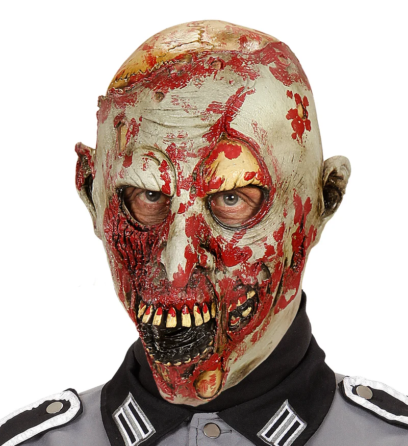 Bloedstollend eng Zombiemasker