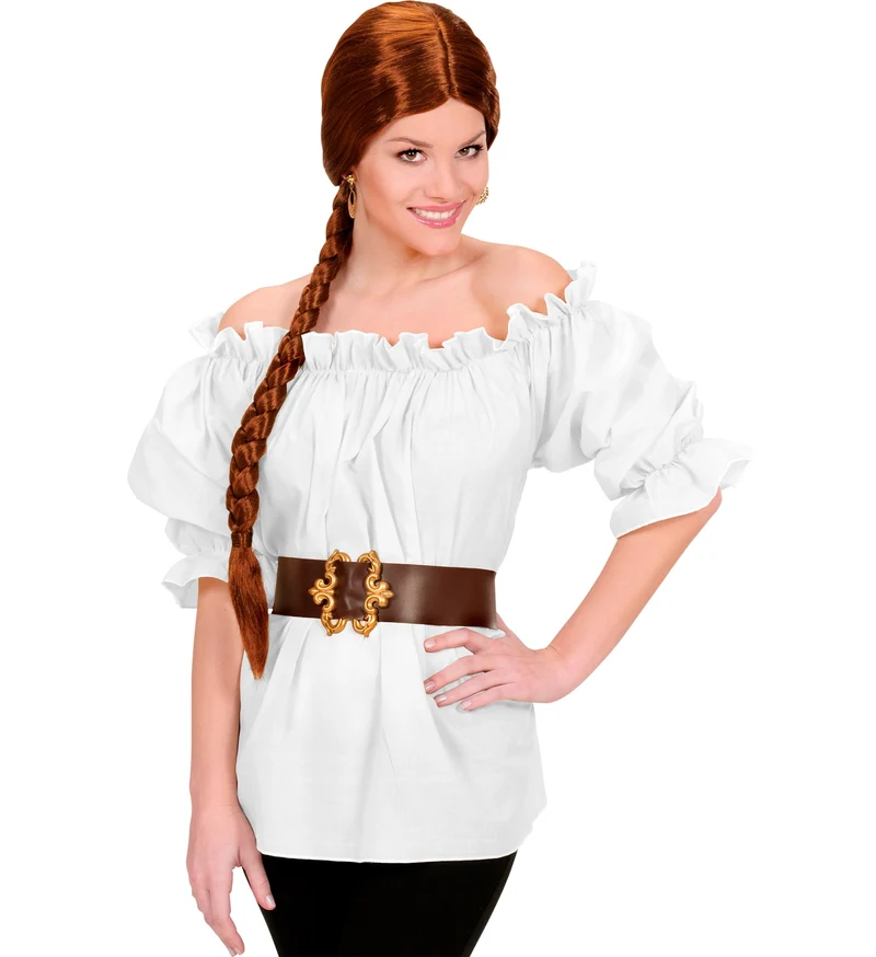 Dames piraten blouse wit