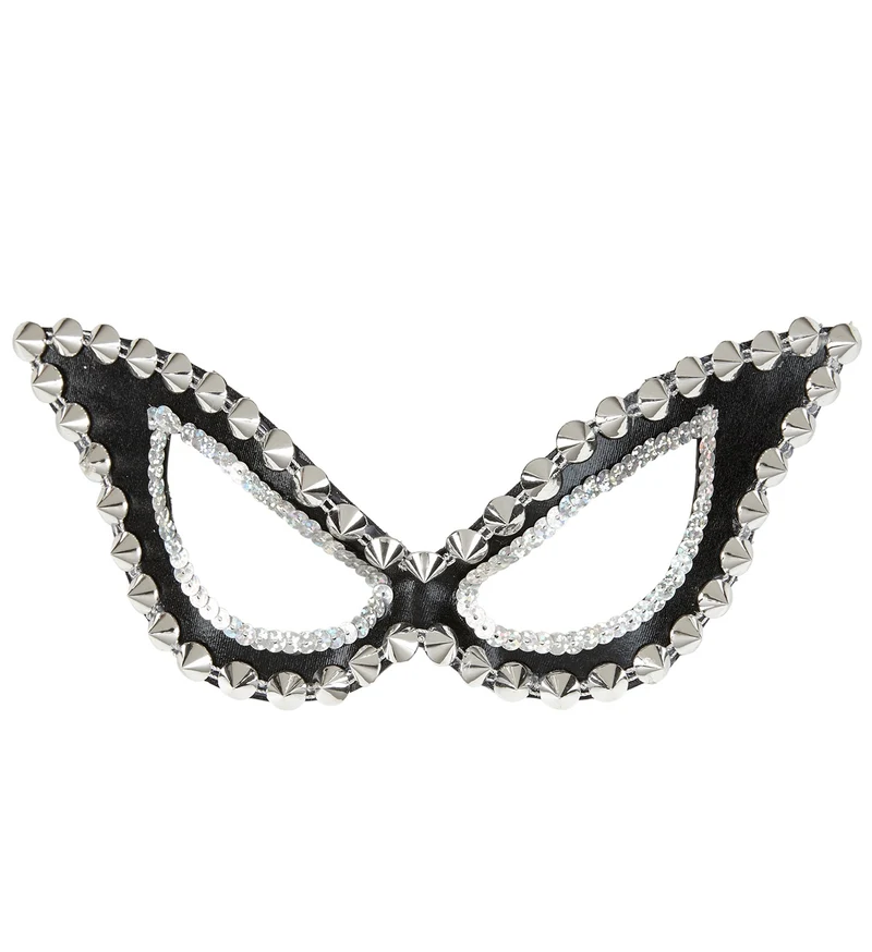 Zwarte katachtige oogmaskers
