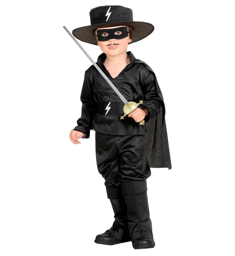Zorro kostuum bandiet baby