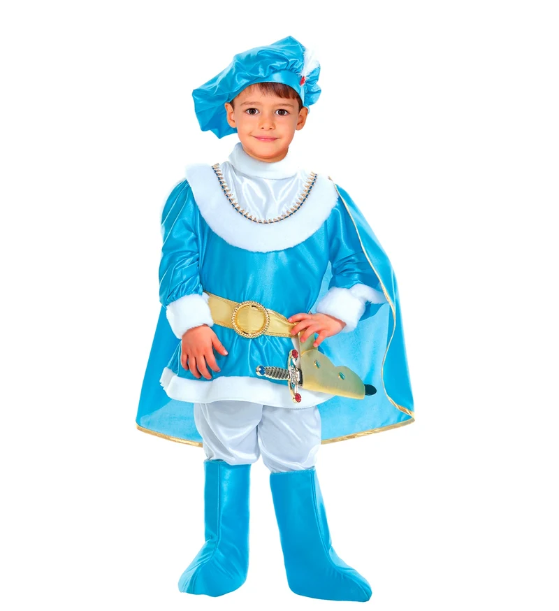 Prins kostuum blauw kind