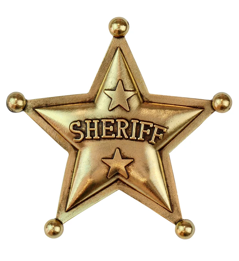 Sheriff ster authentiek