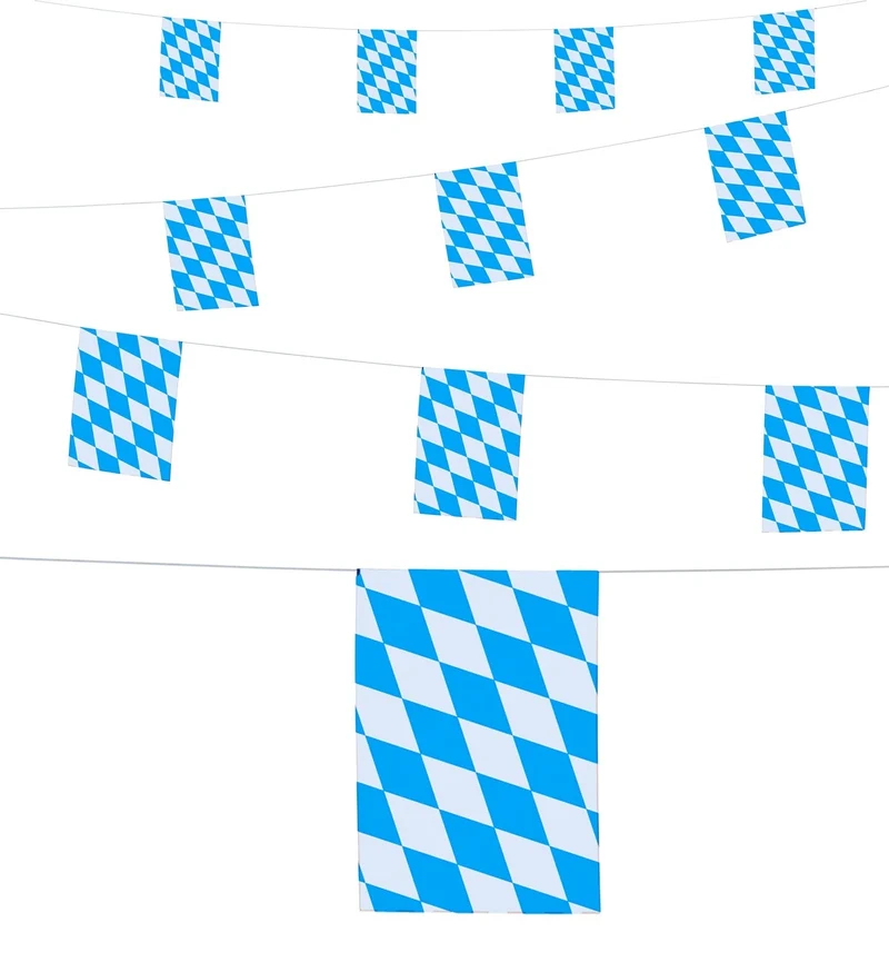 Vlaggenlijn Oktoberfest rechthoek Beieren