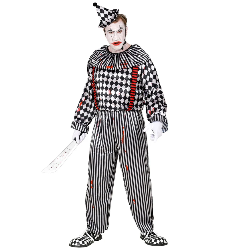 Vintage clownspak volwassenen