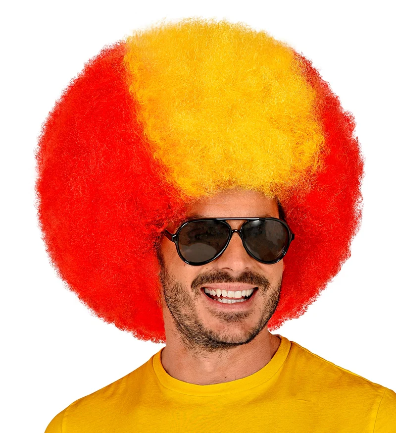 Pruik Spanje rood geel