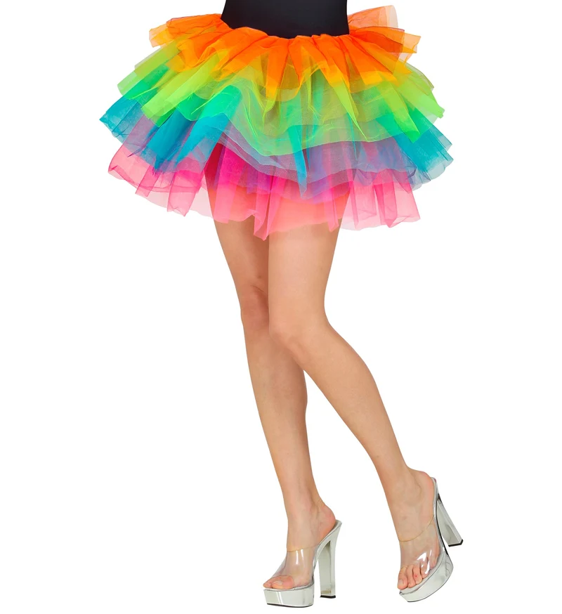 Regenboog tutu dames