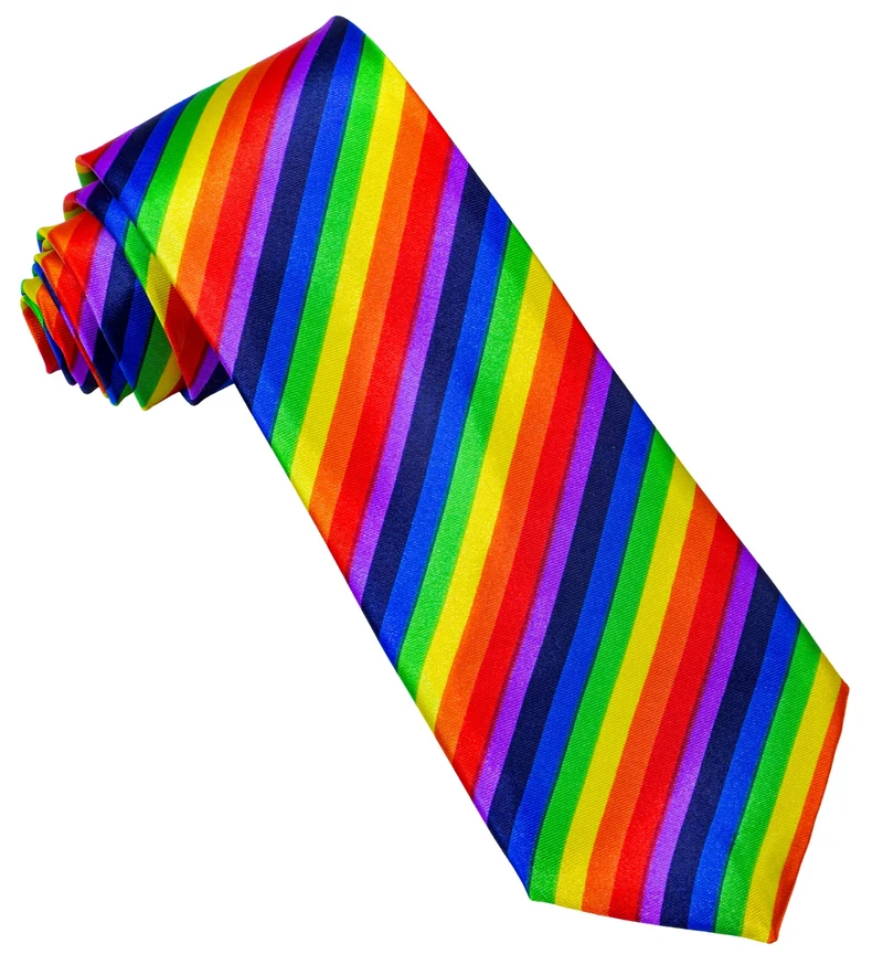 Regenboog stropdas