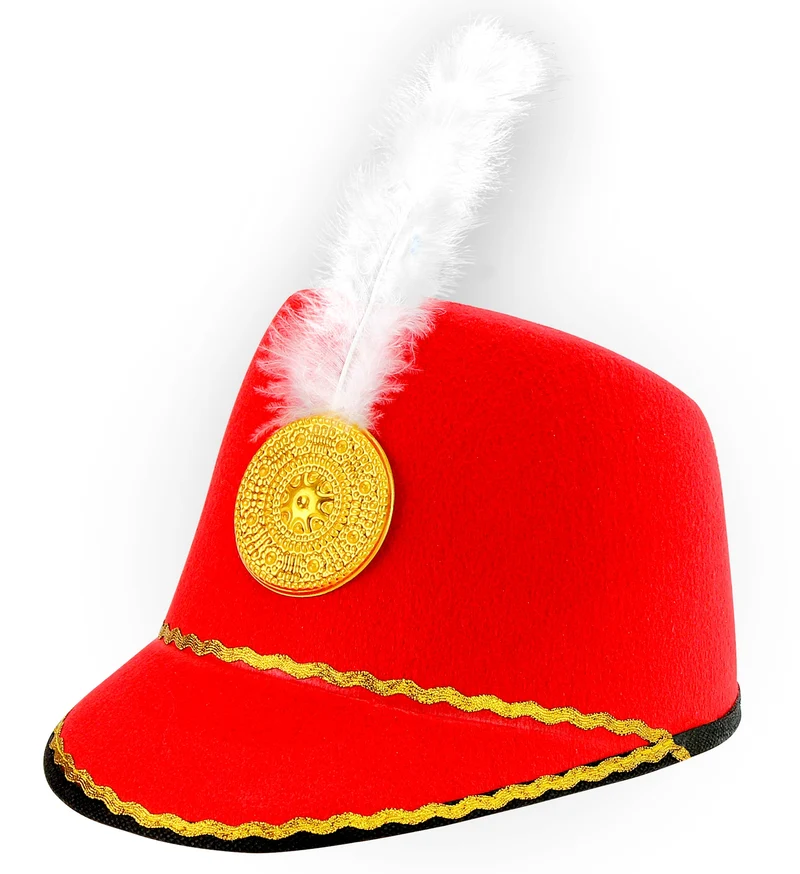Majorette hoed rood kind