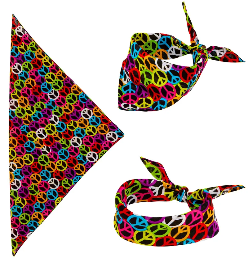 Zakdoek Hippie bandana Peace