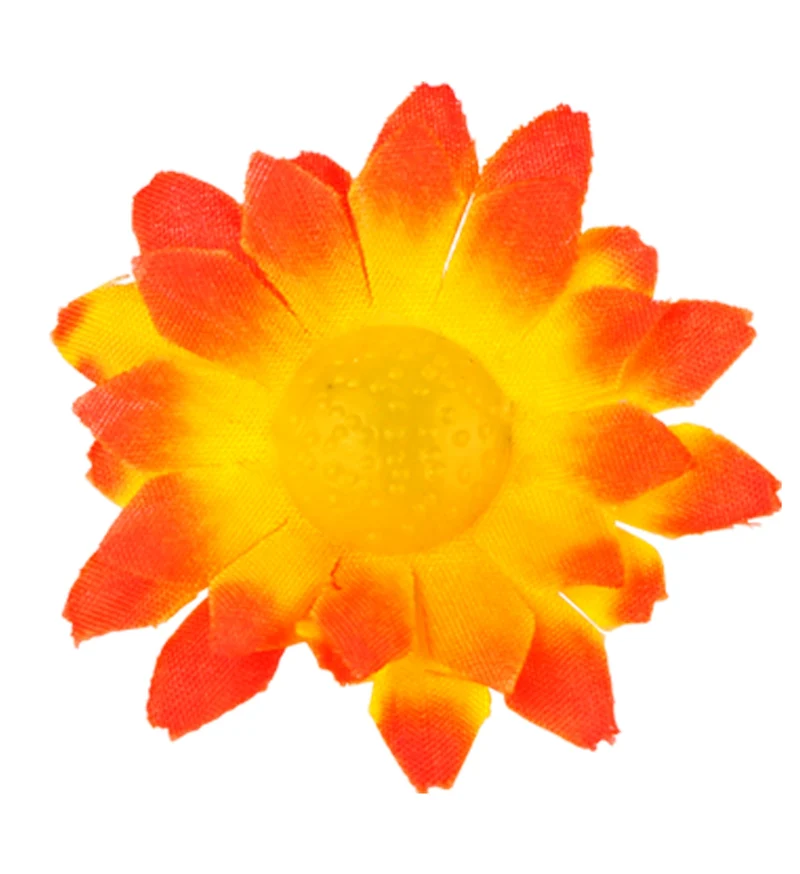 Madelief decoratieve bloemen oranje geel