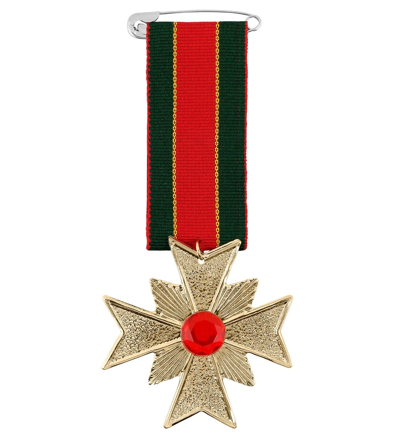 Onderscheiding gevecht medaille leger vierkant