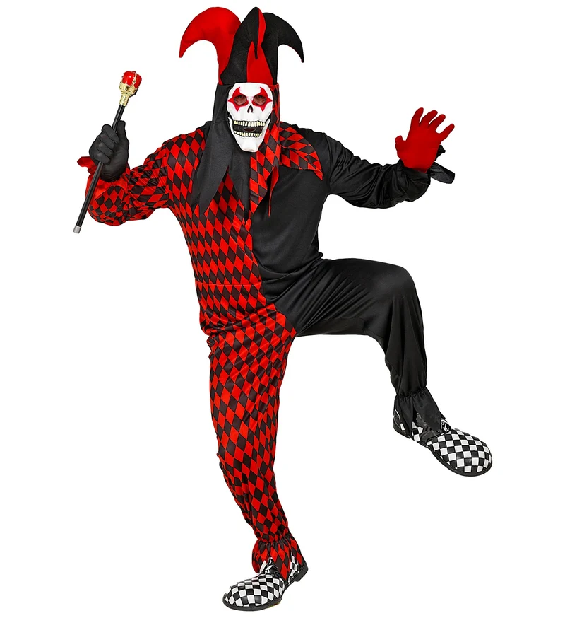 Horror harlekijnspak griezel