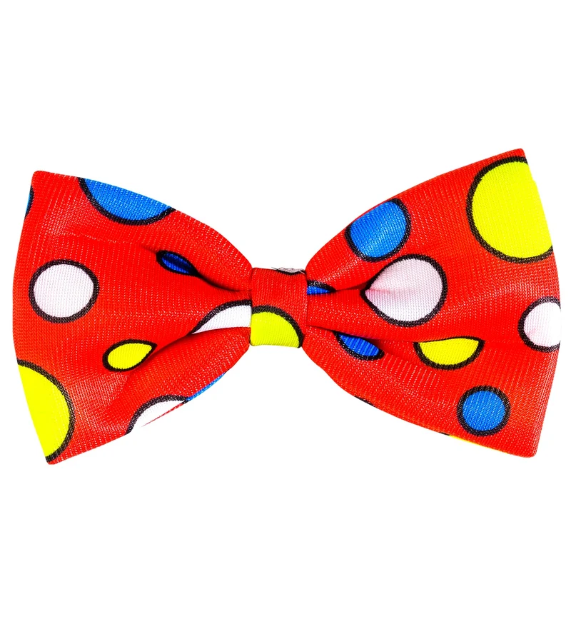 Clownsstrik rood met bollen