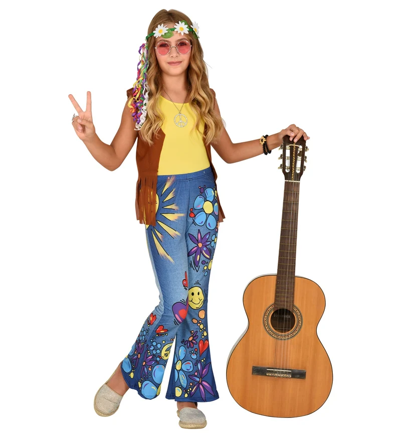 Hippie broek kinderen 70's