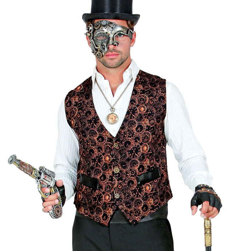 Steampunk vestje heren