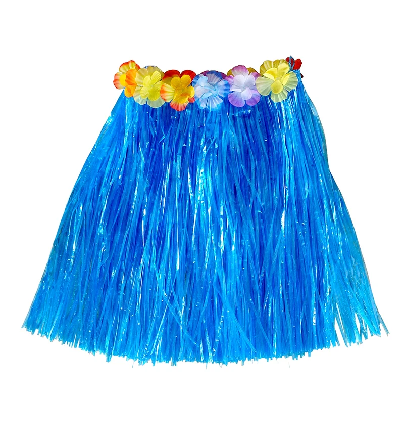 Hawaii rok kort blauw