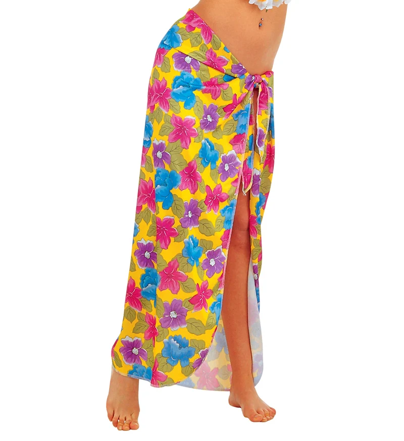 Hawaiiaanse Pareo rok geel