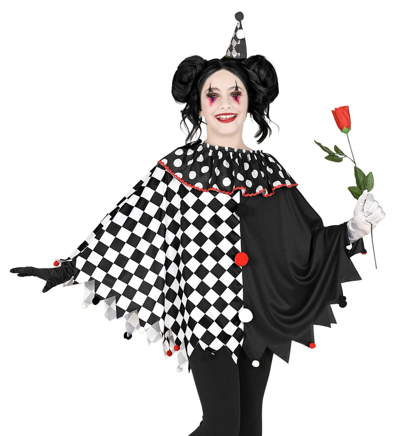 Harlekijn poncho kinderen