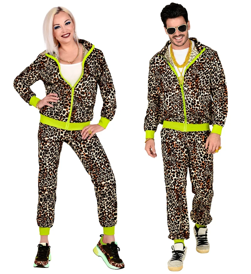 Trainingspak luipaard neon