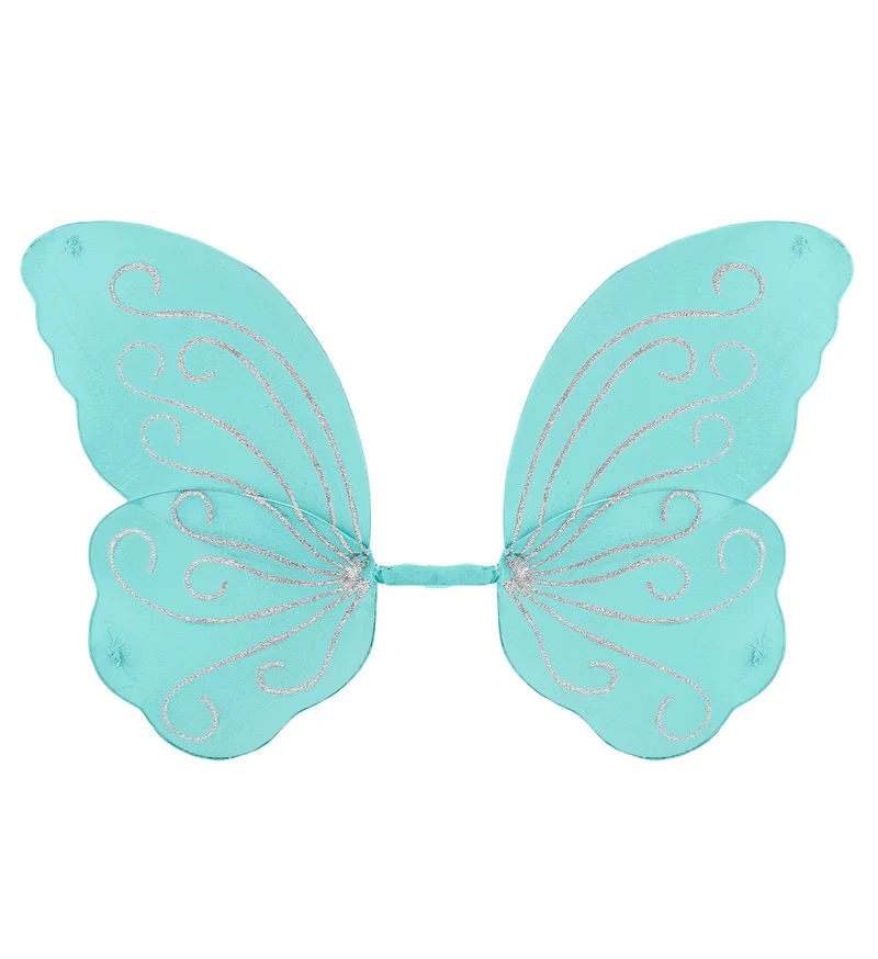 Vlindervleugels glitter blauw