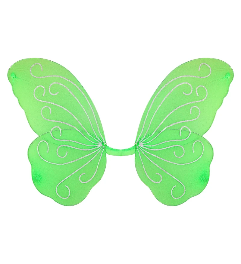 Vlindervleugels glitter groen