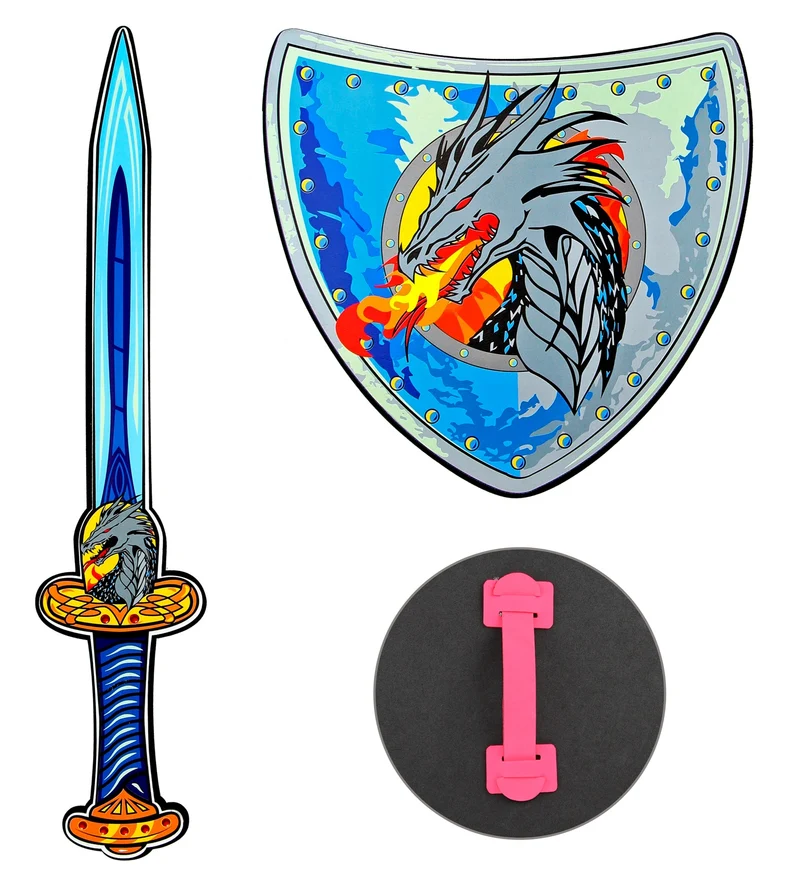 Viking zwaard met schild kinderen