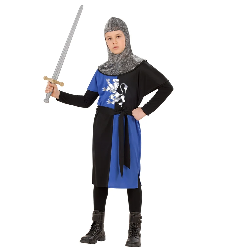 Ridder pak blauw kinderen