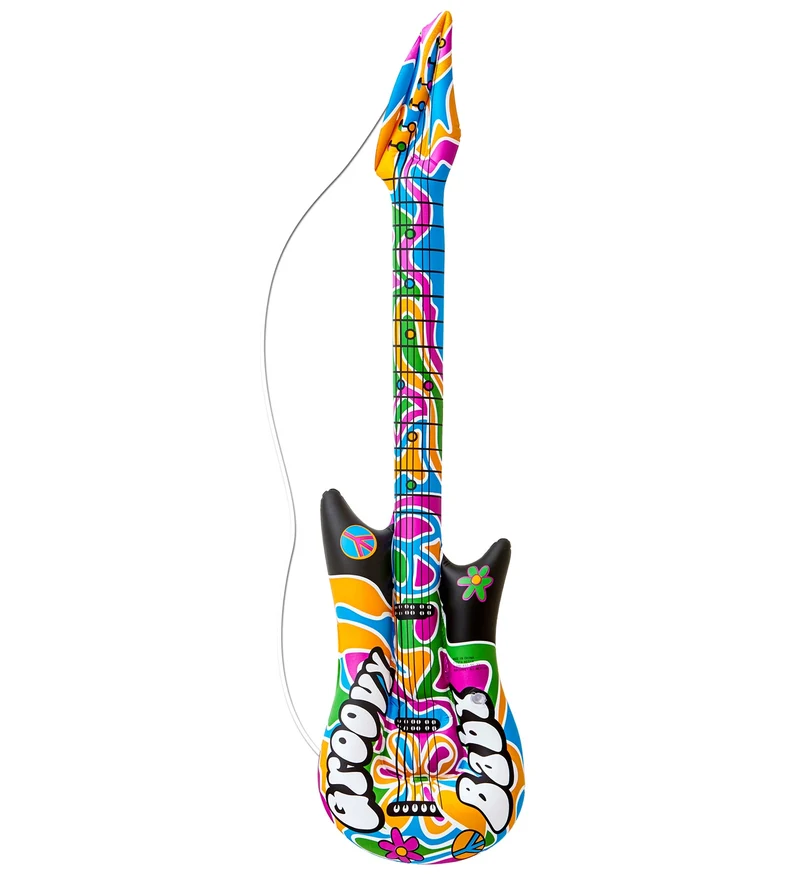 Opblaasbare groovy gitaar