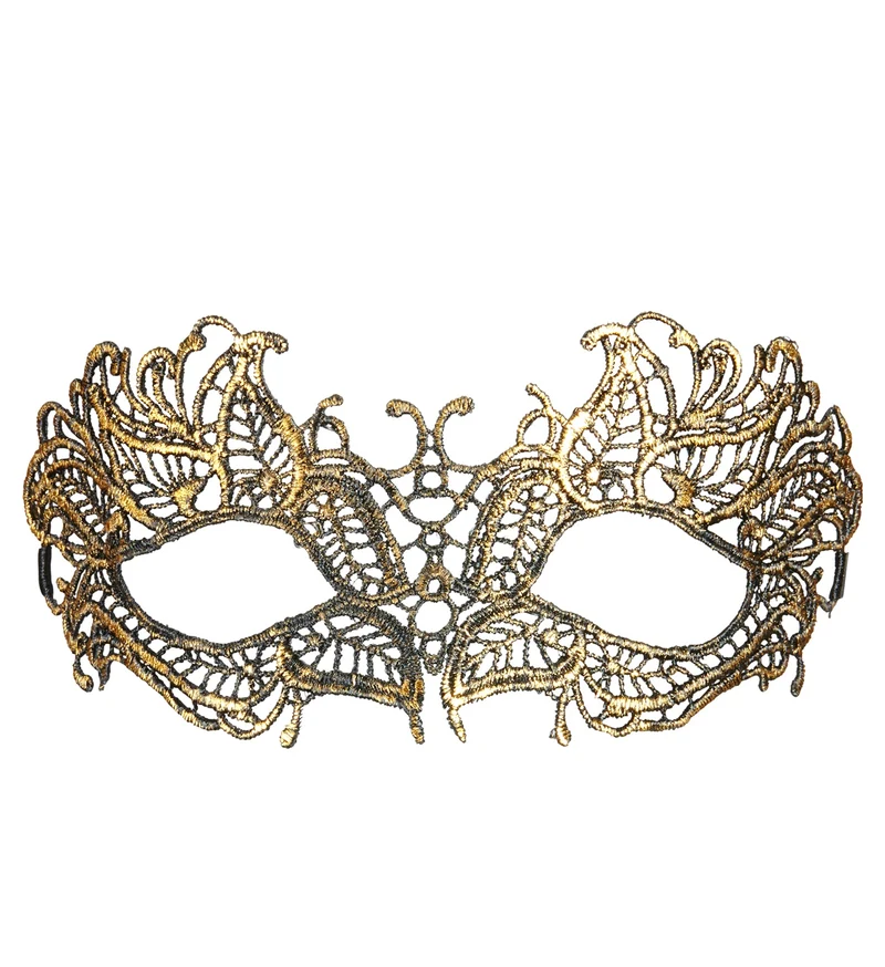 Gouden antieke oogmaskertjes