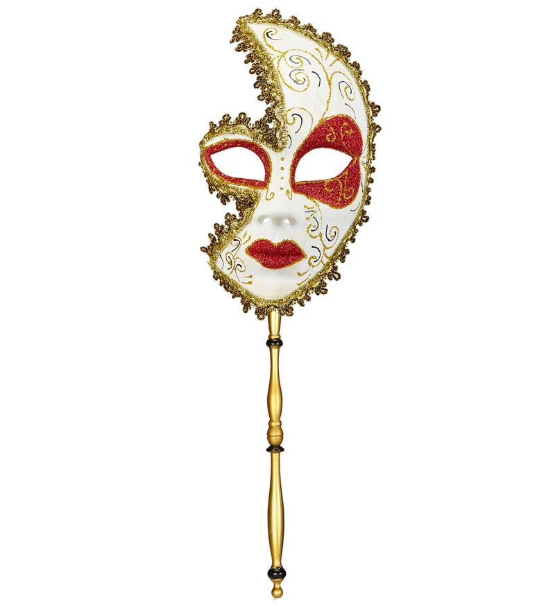 Markiezen masker op stokje