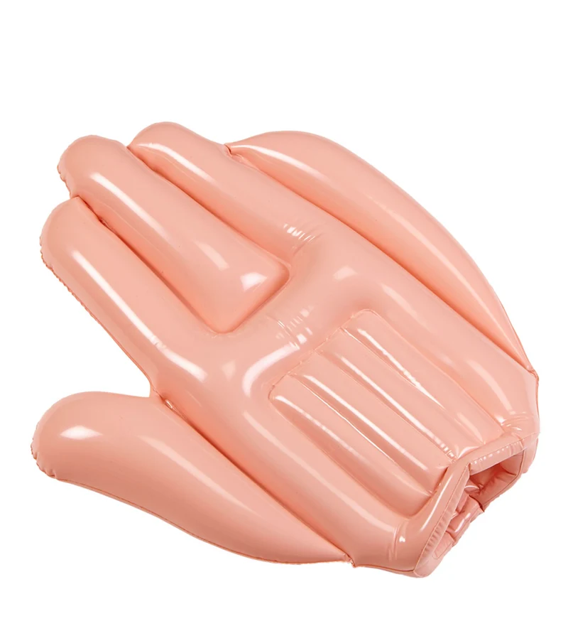 Opblaasbare hand voor carnaval