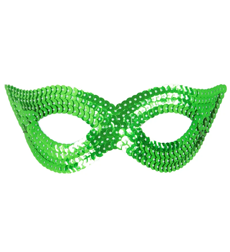 Groen oogmasker pailletten