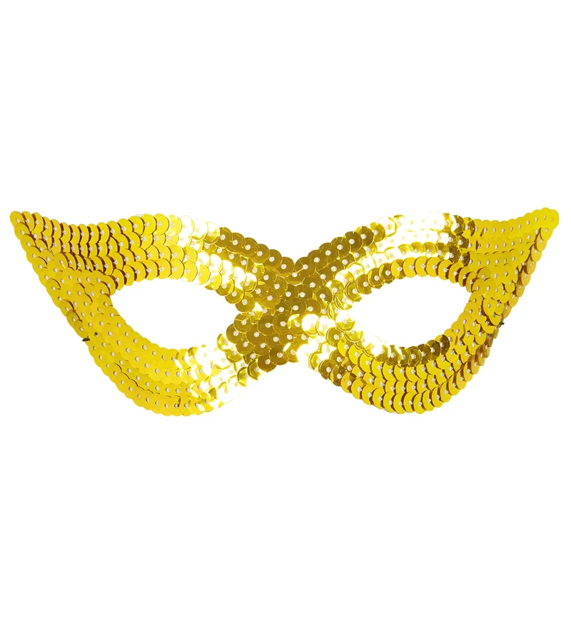 Goud oogmasker pailletten