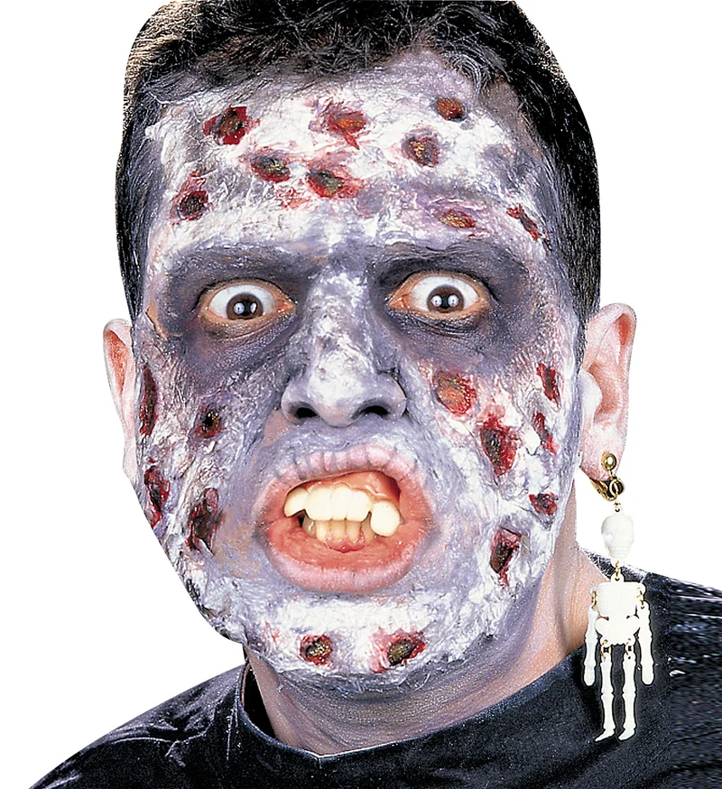 Zombie make-up set met accessoires