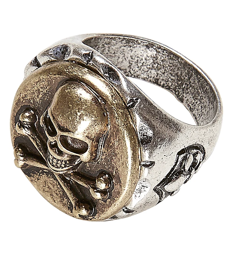 Ring schedel en botten