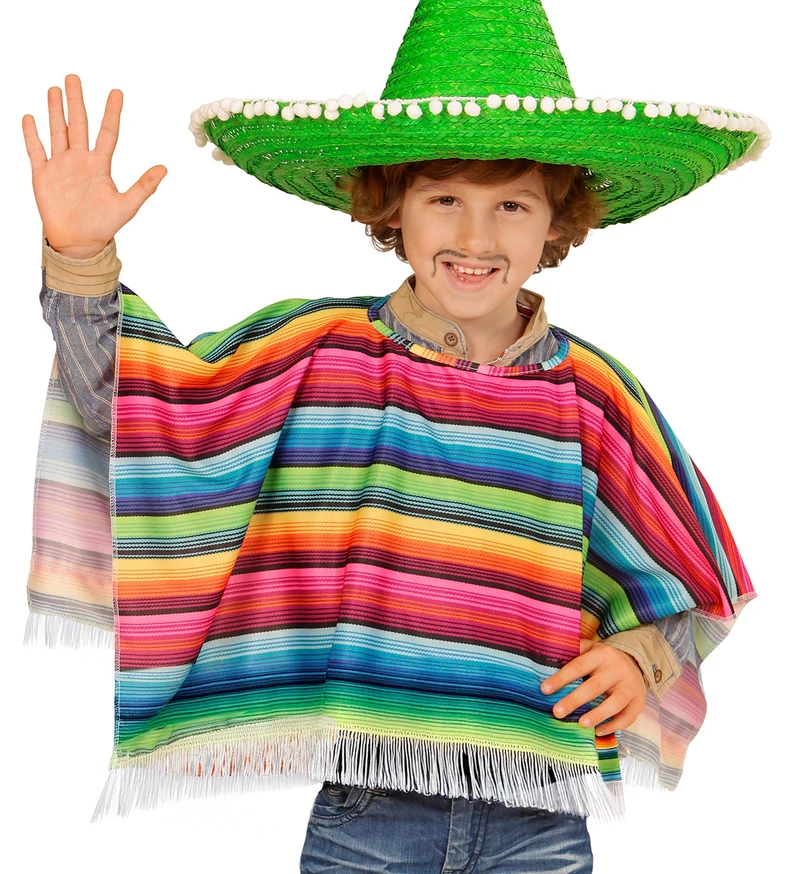 Mexicaanse poncho kinderen
