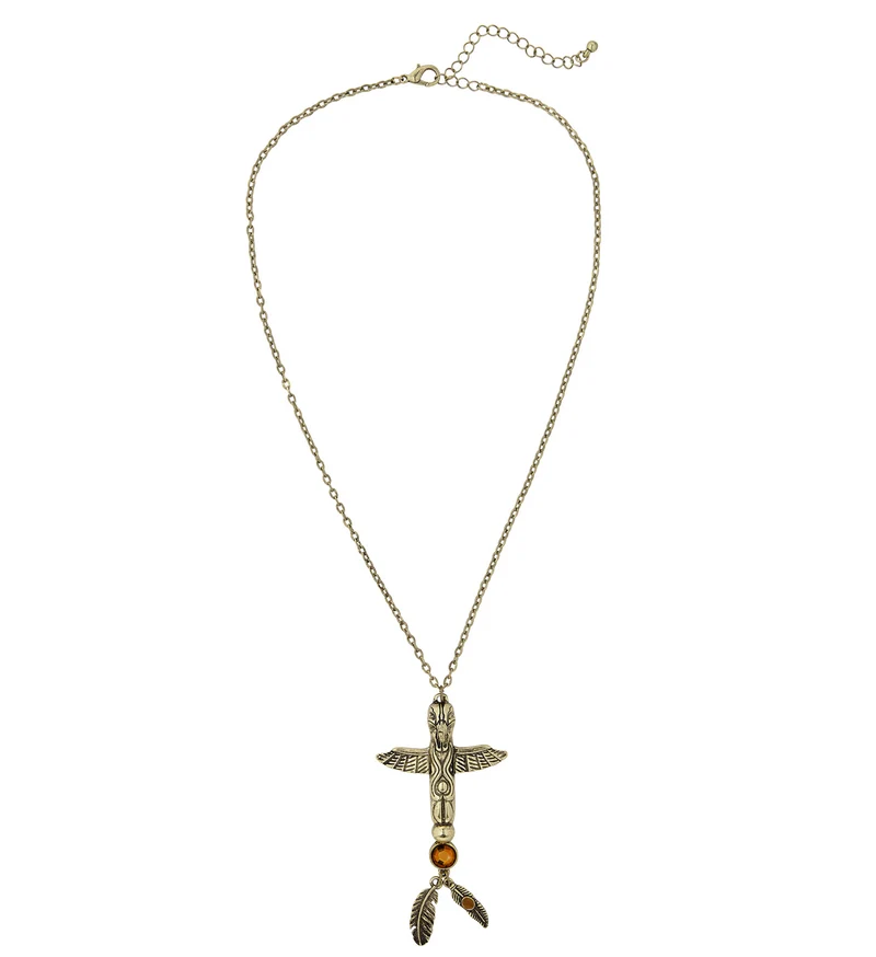 Indianen ketting totempaal