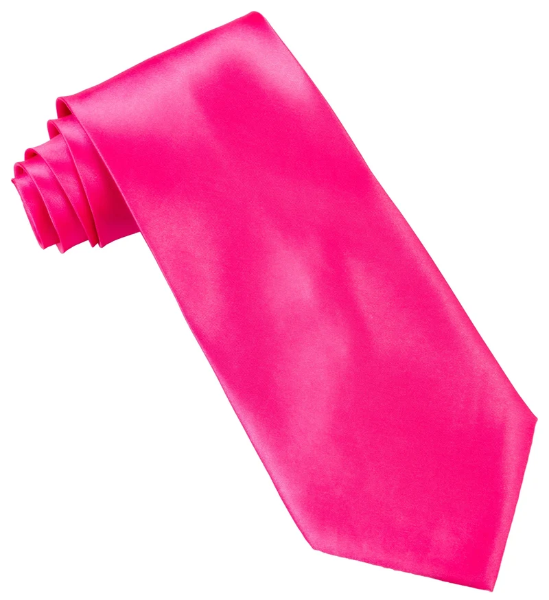 Stropdas neon roze