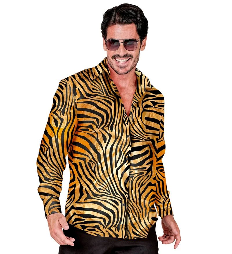 Shirt zebra gold