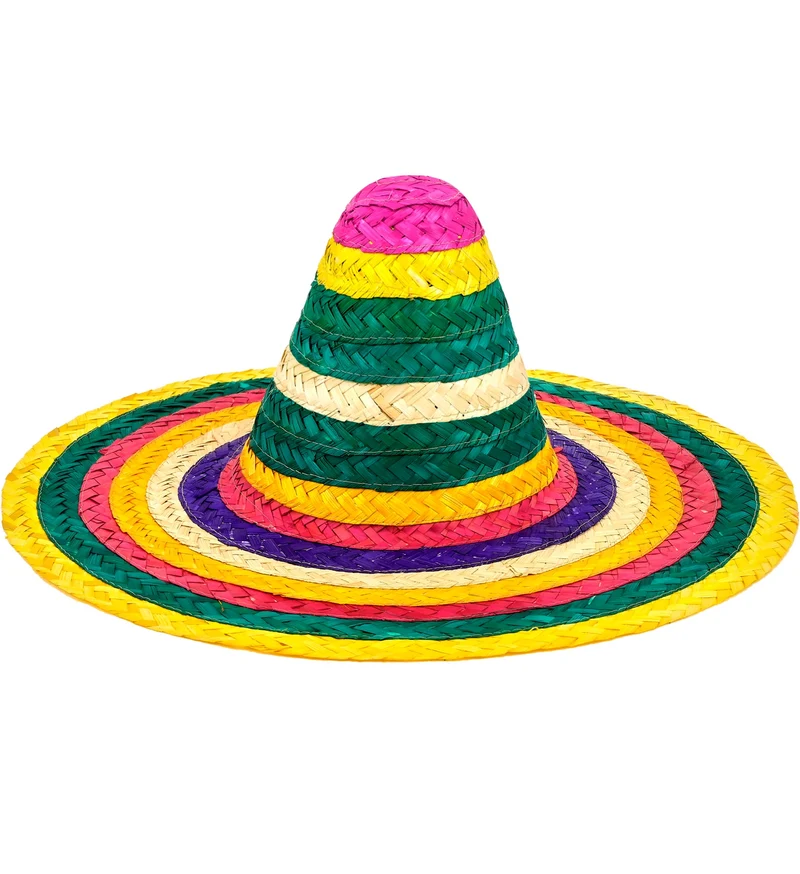 Sombrero 50cm veelkleurig Hannie