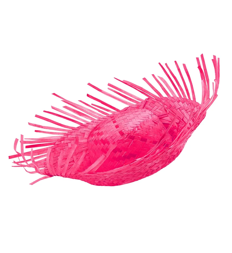 Hoed ipanema stro roze Joris