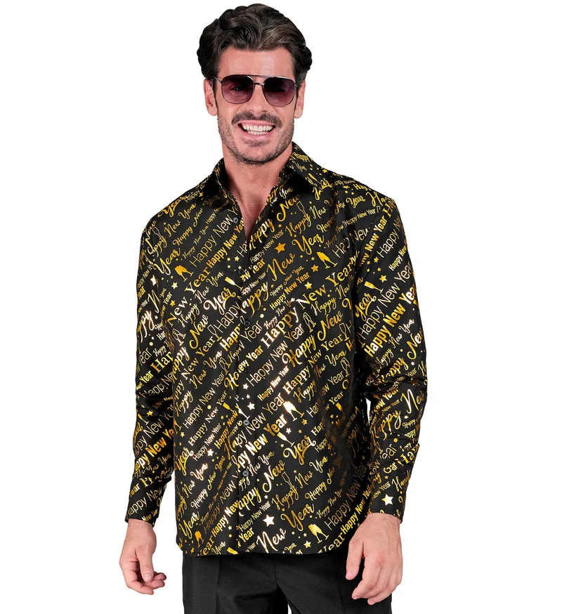 Shirt happy new year gold